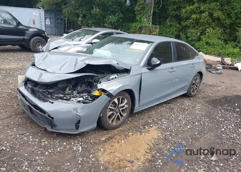 2025 Honda Civic Sport из США, поврежденный, VIN 2HGFE2F56SH536459